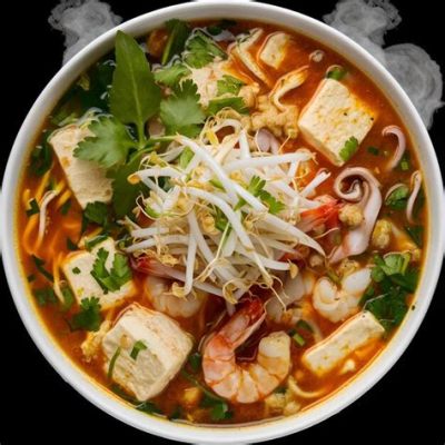  Laksa Johor！スパイシーなココナッツミルクベースのスープと、モチモチとした麺が織りなす極上のハーモニー